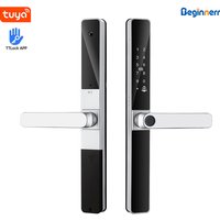 IP68 Waterproof Smart UPVC door lock Euro 3592 multipoint Mortise TTlock Tuya wifi Fingerprint Broken bridge Sliding door lock