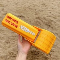 2026 New 1pc Pro Sand & Snow Shovel - Vibrant Orange Beach Digging Tool for Kids/Adults, Heavy-Duty Plastic Snow Toy Pool