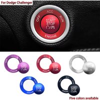 for Dodge Charger Journey Durango Challenger Engine Ignition Decoration Ring One Button Start Button Attached Inside Accessories