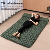 Outdoor Camping Double Inflatable Mattress Ultralight Waterproof Folding Bed for Outdoor Hiking Backpacking Car Travel
