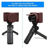 For Sony ZV-1 camera soft silicone protector skin case cover lens cap zv1 Photography Bag + free tempered film