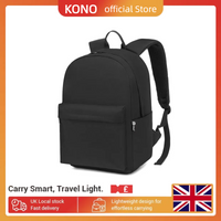 Kono Lightweight School Backpack - Casual Daypack for Girls, Boys, Men & Women - Durable Bookbag, Travel Rucksack & Work Bag