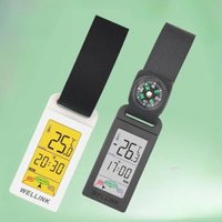 New Mini Thermometer Camping Temperature and Humidity Meter Outdoor Mountaineering Vehicle Sensor LCD Indoor Temperature