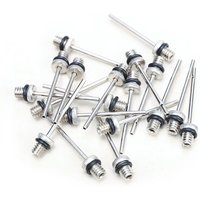 Universal Stainless Steel Air Pump Needles 5/10/20Pcs Sports Ball Inflating Valve Adapter Pins