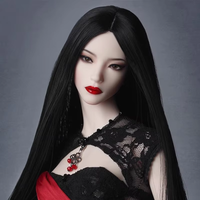 New BJD doll 1/4 beautiful woman Miho makeup head high quality resin toy gift angel dolls in offers articulated dolls
