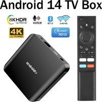 TV98 ATV Plus TV Box Android 14.0 HD 8K 4K Allwinner H313 Quad Core 5G 4G Dual WiFi BT5.0 Smart Voice control Set Top Box iptv