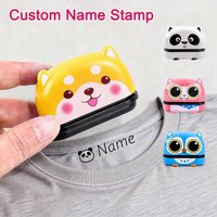 Custom Name Stamp Personalized Text Seal For Clothing Label Kindergarten Waterproof Ink Reusable Customized Signature Stamp