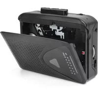 Stereo Tape Speaker Player Portable Music Radio Cassette Tape Player Built-in Personal Walkman AM FM with 3.5mm Eardphone Jack