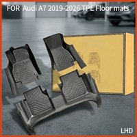 5D TPE Floor Mats For AUDI A7 2019-2026 LHD Waterproof Custom Fit All-Weather Full Coverage accessories