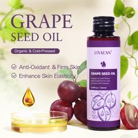 100ml Grape Seed Oil Skin Antioxidant Smooth Wrinkle Fade Spots Moisturizing Nourish Hair Organic Cold Press Carrier Oil