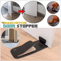 1pc Multifunctional Door Stopper, Safety Windproof Protector, Creative Door Opening Wedge Bracket, Safety Floor Door Stopper