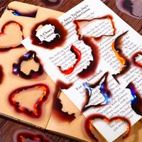20pcs/pack Vintage Ash traces Stickers PET Materials DIY Scrapbooking Materials Collage Junk Journal Decor Stickers
