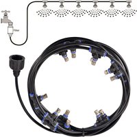 6/9/12/15/18m Cooling Water Fog Sprayer System Garden Nebulizer Patio Misting Outdoor Misting Kit for Greenhouse