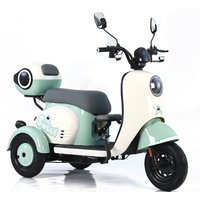 AliExpress NONE Factory Price Cheap Electric Scooter 3 Wheel 600W Vintage Cargo Electric Tricycle Bike for Adults