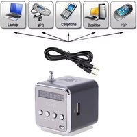 Mini FM Radio Portable Recargable Bluetooth Speaker Support SD/TF Card MP3 Player With 3.5mm Earphones Outdoor Radio FM Receiver