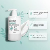 Glutathione Niacinamide Body Lotion - Deeply Moisturizes And Hydrates Brightens Skin Tone, Reduces Dullness For All Skin Types