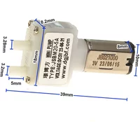 Micro M20 Diaphragm Water Pump 54L/H JSBM20-3A DC 3.7V 5V Mini Self-priming Suction Water Liquid Pump Vacuum Air Pump