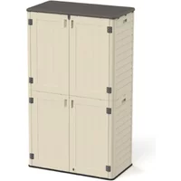 AliExpress NONE Outdoor Horizontal Storage Sheds Shelf, Storage Box Waterproof Resin Tool Shed, Multi-Opening Door for Easy Storage of Bike