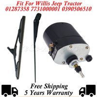 New Universal 12V Windscreen Wiper Motor Or Arm With Blade 01287358 7731000001 0390506510 Fit For Willis Jeep Tractor