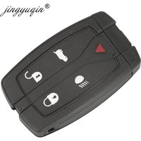jingyuqin 5Button Car Key Shell For Land Rover Freelander 2 2006 - 2012 Uncut Blade Auto Parts Replacement Remote Smart FOB Case