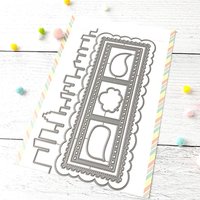DIY Craft Carbon Steel Cutting Dies for Scrapbooking,Christmas Birthday Card Making Stencils,Embossing Dies for Handmade Cards