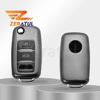 2/3 Button Car Key Case Cover for Volkswagen VW Bora Beetle Caddy T5 Passat Up Eos Tiguan for Skoda A5 SEAT Leon Alte Bag Shell