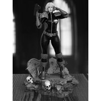 1/24 Scale Cassandra Anderson Resin Figure Model Kit Judge Dredd Hobby Miniatures Unassembled and Unpainted