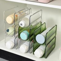 1Pc Bottles Storage Holder Rack Free-Standing Clear Water Wine And Drink Bottle Storage Shelf For Kitchen Cabinet Fridge Freezer