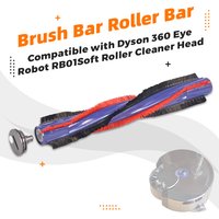 Brush Bar Roller Bar With Side Cap Assembly Accessories Compatible with Dyson 360 Eye Robot RB01