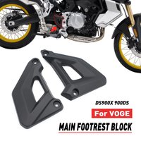 For LONCIN For VOGE DS900X 900DS DS 900X Left Right Main Footrest Block Motorcycle Footpedal Blocks Pedal Support Accessories