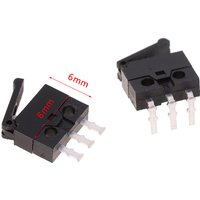 10Pcs Camera Switch Reset Switch Travel Limit Switch Small Motion 3-pin Straight Foot KFC-V-307 W3-13