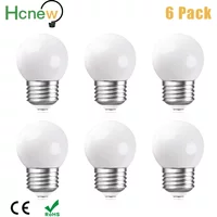 Milky White G45 Led Bulb 220V E27 1W 2W 3W Night Light Plastic Shatterproof Pendant Chandelier Outdoor Garland Decoration Lights