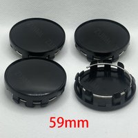 4Pcs 59mm Car Wheel Center Rim Hub Cap Accessories Car Discs Wheel Center Rim Hub Caps Stylish Replacement Dust Cover Hub Cover