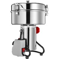 Moulin à grains Commercial 4500G, haute vitesse 4500W, pour céréales, matériaux médicinaux, épices, poudre, broyeur à café en acier inoxydable