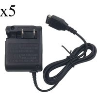 5PCS EU US UK Plug For Nintendo DS NDS NDSL/GBA SP/GBM/3DS Home Wall Travel Charger AC Adapter Cable