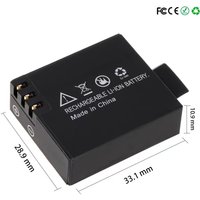 Camera battery 3.7V 900mAh for SJ4000 SJ5000 SJ6000 Replacement SJCAM Action Camera batteries Rechargeable Li-ion Bateria