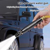Adjustable Nipple Type Portable Direct Spray Car Wash Nozzle High Pressure Washing Water Home Garden Shower Water Tools