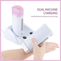 40W Dual Rolling Wax Heater Double Epilator Depilatory Waxing Machine Cartridge Roll On Wax Heater Hair Removal for Body