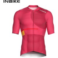 AliExpress INBIKE Summer Men's Cycling Jersey Short Sleeve Moisture-Wicking MTB Cycling Clothing Man High-Stretch Road Bike Shirt for Men