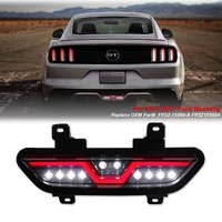 For Ford Mustang Tail Light Assembly 3-In-1LED w/Brilliant Red LED Ring as Tail/Brake Lamp & White LED as Backup Reverse Lamp