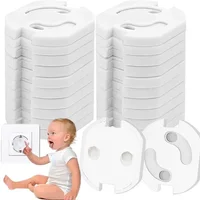 1/510pcs Baby Safety Child Electric Socket Outlet Plug Protection Security Two Phase Safe Lock Cover Kids Sockets Cover Plugs
