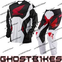 AliExpress Honda Trendy Off Road Motorcycle Clothing 2026 Motocross Jersey Long Sleeves and Pants Set MX Gear Set Bike Suit Breathable