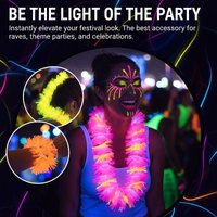 Luminous Five Star Fluorescent Bracelet 1/5 PCS Neon Glow Wristbands for Club Rave Birthday Wedding Halloween Night Events