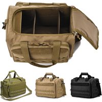 600D Waterproof Air Gun Shooting Storage Bag Tactical Range Sling Molle System Hunting Accessories Tool Bag