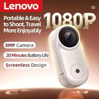 Lenovo WiFi Mini Action Camera 4K HD Thumb POV Camera Sports Camera Portable Wearable Helmet Recorder Magnetic Pocket Body Cam