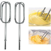 1/2pc Universal 17.8cm/7in Hand Mixer Beaters Attachments For Universal Stainless Steel Electric Hand Mixer Whisk Replacement