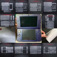 For 2DS/3DS/NEW2DSXL/NEW3DSXL LL For NDS NDSI NDSL Controller Transparent Skin Carbon Fiber Protective Film Stickers Accessories