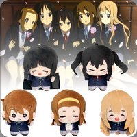 10cm K-on! Cotton Plush Toys Hirasawa Yui Mio Mugi Anime Tainaka Ritsu Cotton Doll Kawaii Toys Valentine Birthday Gift for Girls