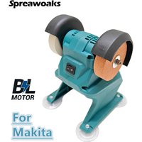 For Makita 18V Battery Brushless Electric Bench Grinder Cordless Table Grinder Double Polishing Grinding Stone Knife