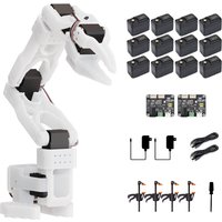 Waveshare SO-ARM100/101 Open-Source 6-Axis Robotic Arm, Hugging Face LeRobot, Photosensitive Resin 3D-printed Parts